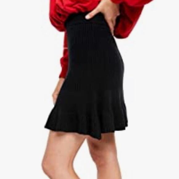 Free People Solid Sweater Skirt - Picture 3 of 11